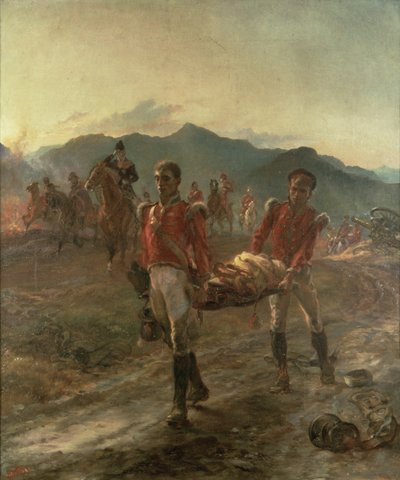 La mañana después de la batalla de Talavera (1809) de Lady Butler