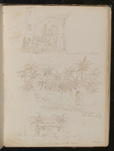 Caballos tirando de un carruaje a través de un arco de Lady Butler