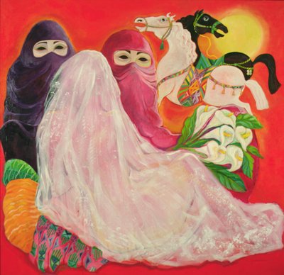 Novia del desierto de Laila (Contemporary Artist) Shawa