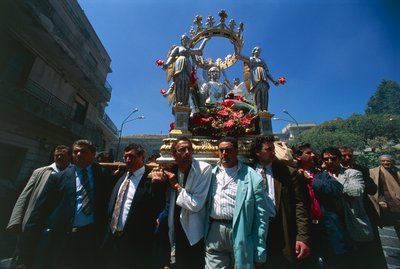 Fiesta de San Leo, Bova, Calabria, Italia (foto) de Amadeo (after) Modigliani