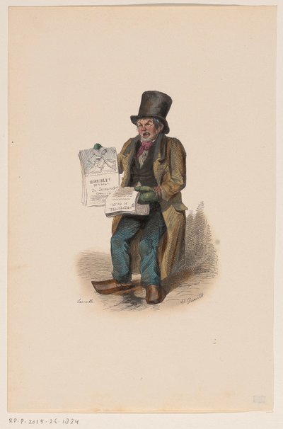 Krantenverkoper de Laireille