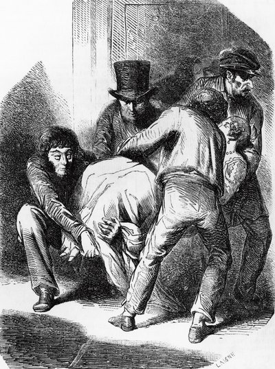 Ilustración para La Duquesa de Langeais, novela de Honoré de Balzac de la colección La Comedia Humana, grabado por Laisne de Laisne Laisne