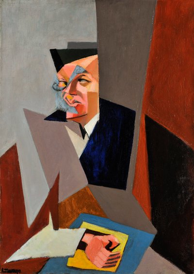Retrato de Tristan Tzara (1896-1963) de Lajos Tihanyi