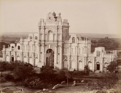 Entrada, Palacio Faluknuma de Lala Deen Dayal