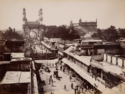 Calle Principal, Hyderabad de Lala Deen Dayal
