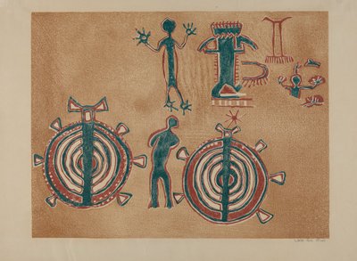 Diseño de petroglifo de Lala Eve Rivol