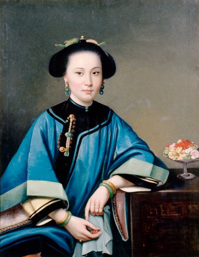 La Cuarta Concubina de Hexing (Wo Hing) de Hong Kong de Lam Qua (attr. to)