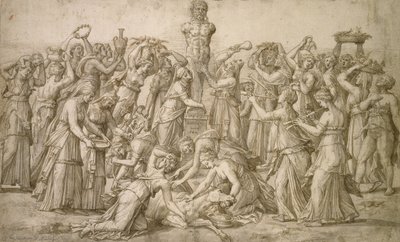 Sacrificio a Príapo, 1540 de Lambert Lombard