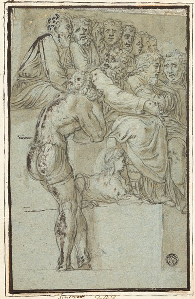Escena de la historia romana de Lambert Lombard