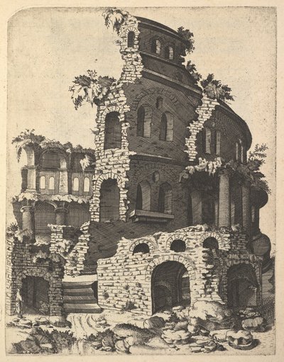 Ruinas de una basílica de la serie 
