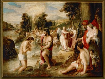 El bautismo de Cristo ... de Lambert Sustris