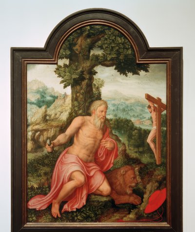 Paisaje con San Jerónimo de Lambert van Noort