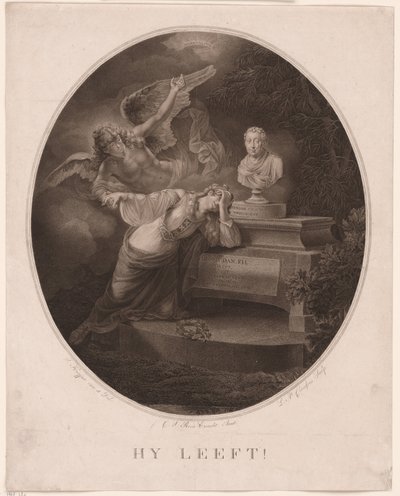 Grabado conmemorativo de Hendrik Hooft Daniëlsz. de Lambertus Antonius Claessens