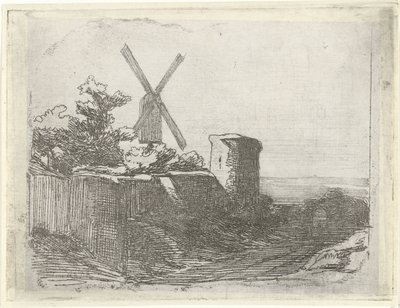 ruina con molino de Lambertus  Hardenberg