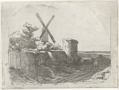 ruina con molino de Lambertus  Hardenberg