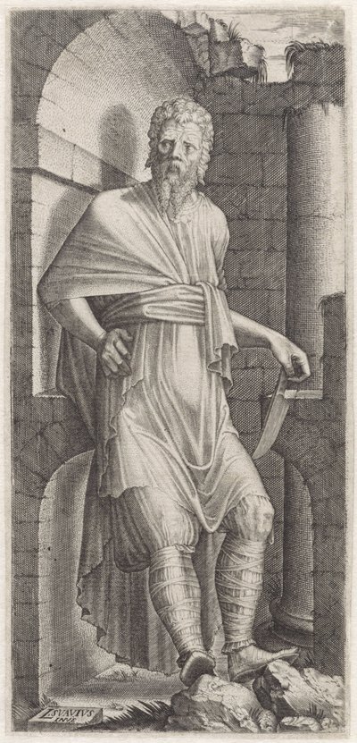 apóstol bartolomé Cristo, los Doce Apóstoles y Pablo (título de la serie) de Lambertus Suavius