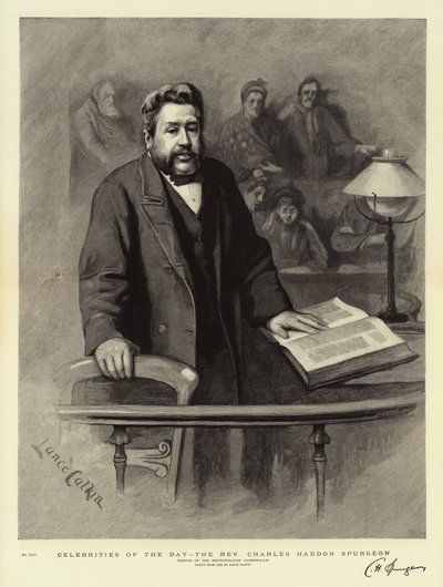 Celebridades del día, el reverendo Charles Haddon Spurgeon de Lance Calkin