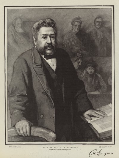 El difunto reverendo C H Spurgeon de Lance Calkin