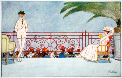 Romeo y Julieta - Escena del balcón en el Hotel Shepheard, El Cairo de Lance Thackeray