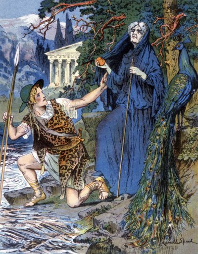 Jasón y Hera, c.1900 (ilustración) de Lancelot Speed
