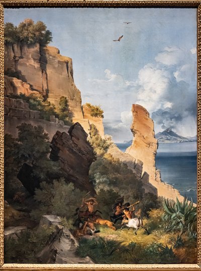 Paisaje con caza de centauros de Lancelot Théodore Turpin de Crissé de Crissé