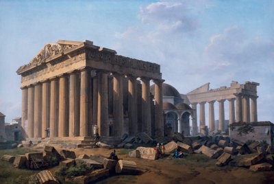 La Acrópolis, Atenas de Lancelot Théodore Turpin de Crissé de Crissé