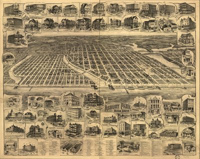 Asbury Park, Ocean Grove y alrededores, Nueva Jersey 1897. de Landis And Hughes