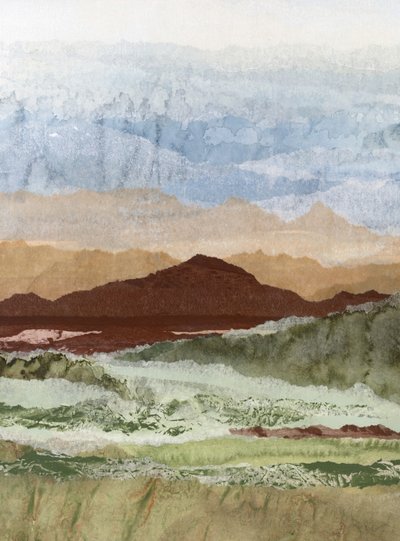 Capas de montaña abstractas de Lara Eckerman