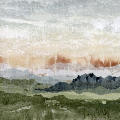 Abstracto de montañas en capas de Lara Eckerman