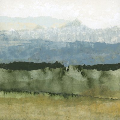 Paisaje verde brumoso de Lara Eckerman