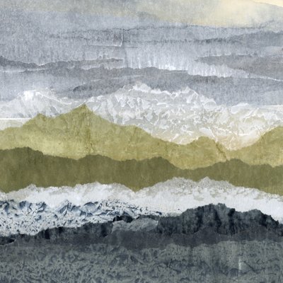 Horizonte montañoso en tonos apagados de Lara Eckerman