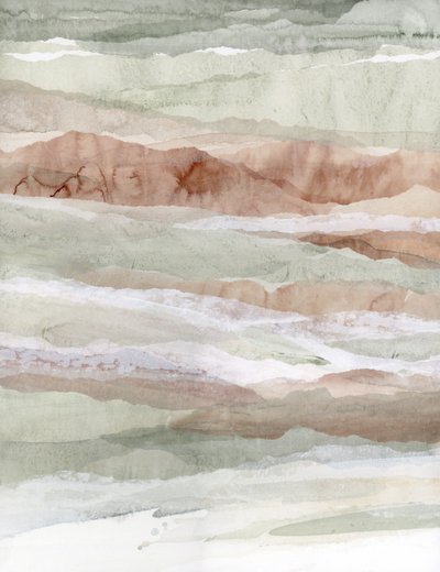 Capas de montaña en tonos apagados de Lara Eckerman