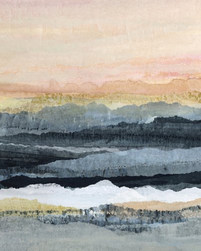 Montañas abstractas y serenas de Lara Eckerman