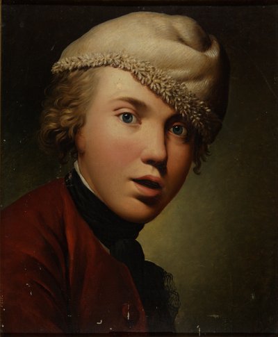 Copia del autorretrato de Jens Juels como joven de Lars Hansen