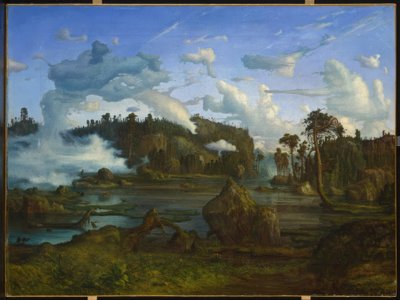 Skogtjern, lago de montaña de Lars Hertervig