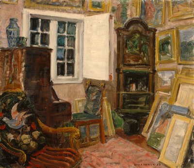Interior del estudio de Lars Jorde