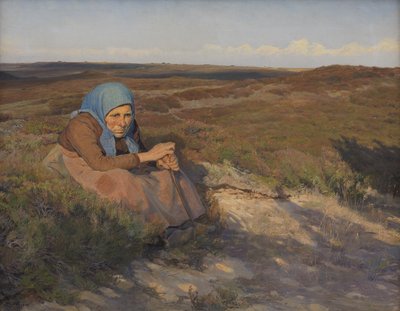 Una anciana "Bette Dorte" en el páramo de Larsen