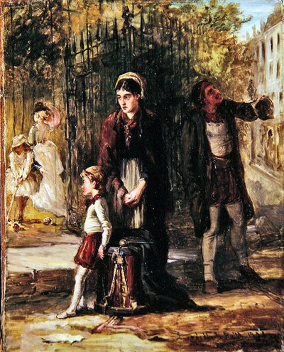 Jugadores - boceto para una pintura de Laslett John Pott
