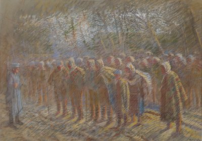 Los prisioneros de guerra, 1914 de Laszlo Mednyanszky