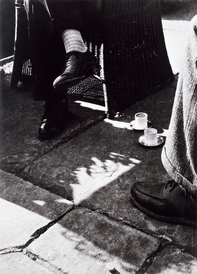 En el café de Laszlo Moholy Nagy