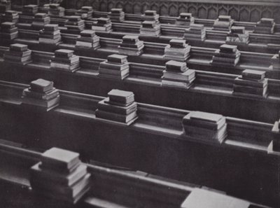 Libros en la Capilla, Eton de Laszlo Moholy Nagy