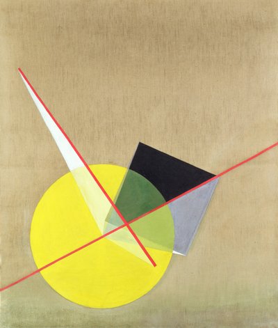 círculo amarillo de Laszlo Moholy Nagy