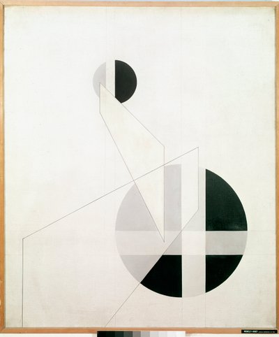 Composición A XX Pintura de László Moholy-Nagy de Laszlo Moholy Nagy