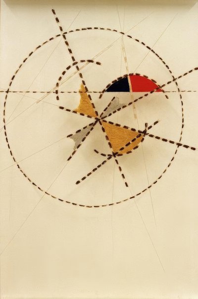 Composición expresionista de Laszlo Moholy Nagy