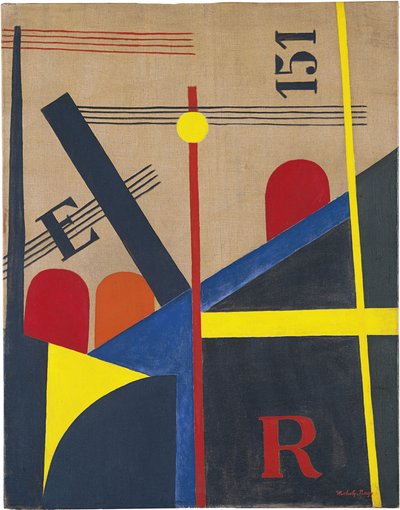 Gran pintura ferroviaria, 1920 de Laszlo Moholy Nagy