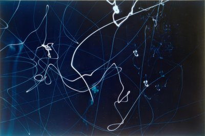 Sin título (3 fotos de semáforos) de Laszlo Moholy Nagy