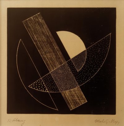 Sin título (Composición constructivista) de Laszlo Moholy Nagy