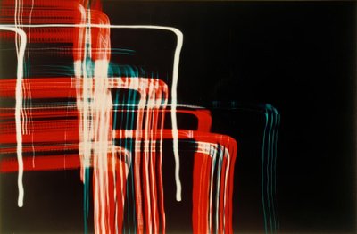 Sin título (Letreros de neón, Chicago) de Laszlo Moholy Nagy