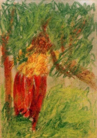Sin título (Mujer de pie bajo un árbol) de Laszlo Moholy Nagy