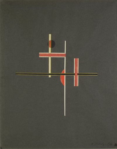 Equilibrio rojo y negro, 1922 de Laszlo Moholy Nagy
